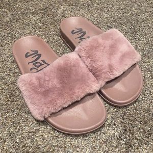 Target | Mauve Fur Slides